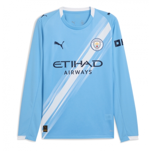 Billige Fotballdrakt Manchester City Replika Hjemmedrakt 2025-26 Langermet Billige Fotballdrakt Manchester City Replika Hjemmedrakt 2025-26 Langermet